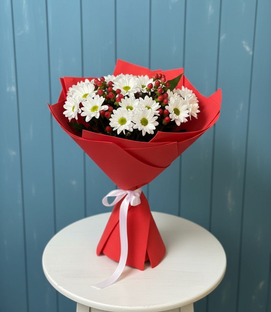 Букет цветов из: Хризантемы в Кочубее