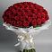 Букет 101 Красная роза Блэк Мэджик в Кочубее
