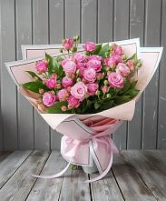 Букет Розовый кустик #REPLACE_PRED# Кочубее
