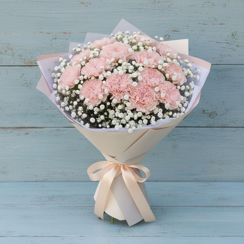 Букет цветов из: Гвоздики в Кочубее