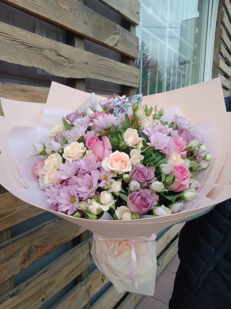 Букет цветов из: Розы и Хризантемы в Кочубее