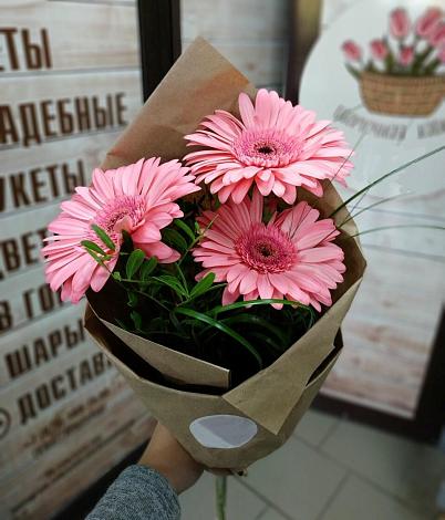 Букет цветов из: Герберы в Кочубее