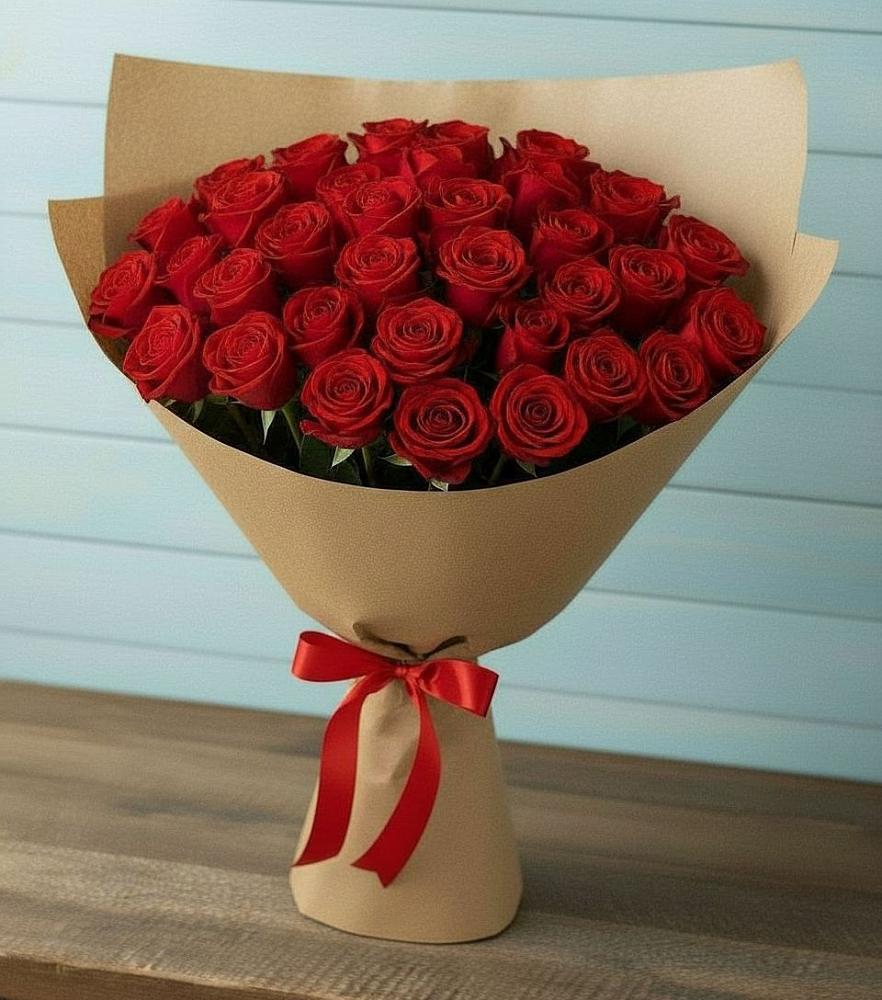 Букет Красные розы Милано в Кочубее