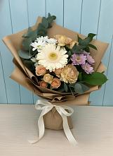 Букет цветов из:  Герберы и Хризантемы в Кочубее