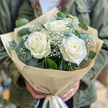 Букет Нежные грёзы в Кочубее Букет цветов из: Розы в Кочубее