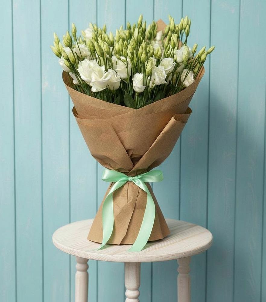 Букет цветов из: Лизиантусы в Кочубее