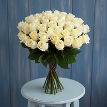 Букет 51 Белая роза Эдлесс Лав #REPLACE_PRED# Кочубее