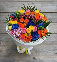 Букет цветов из:  Розы и Хризантемы в Кочубее