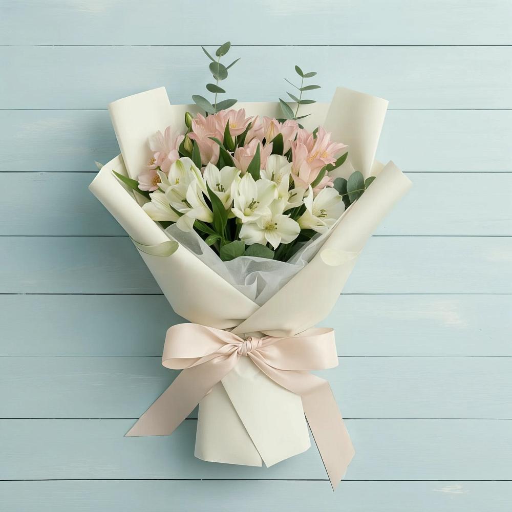 Букет цветов из: Альстромерии в Кочубее