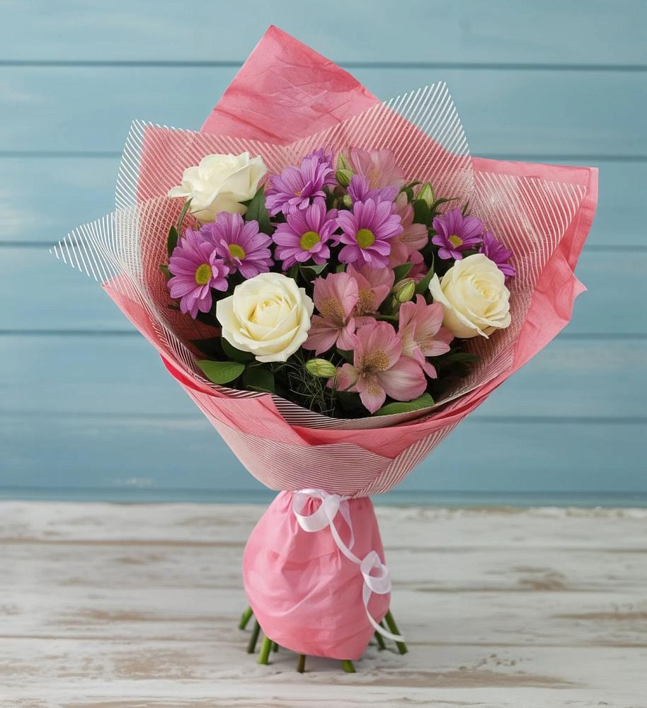 Букет цветов из: Герберы в Кочубее